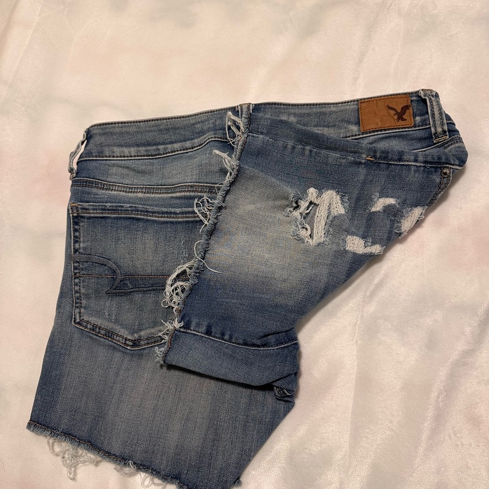 American Eagle Outfitters Blue Jean Shorts - Picture 6 of 7